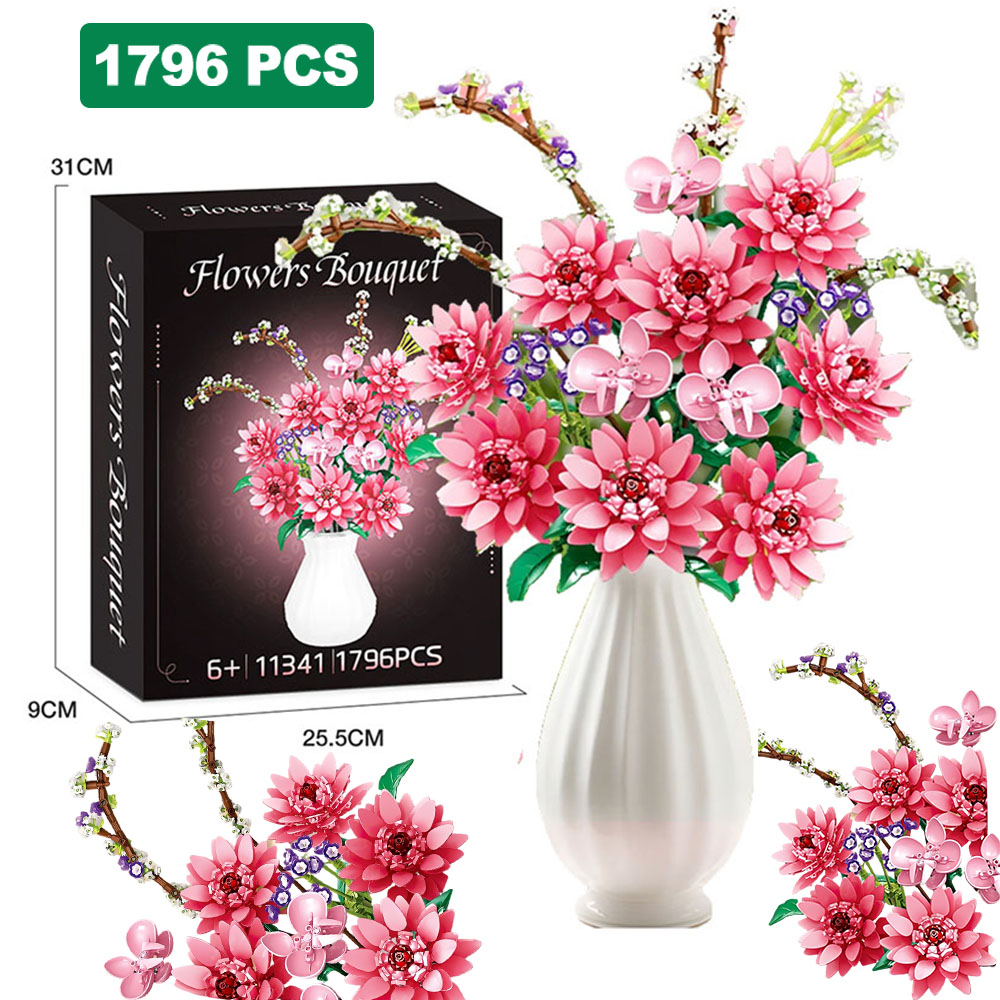 City Bunch of Flowers Building - Lego Set Creator ulasan dan harga