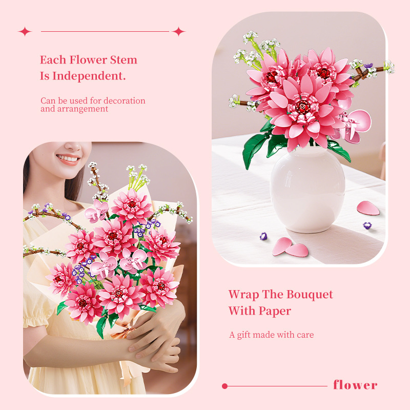 City Bunch of Flowers Building - Lego Set Creator ulasan dan harga