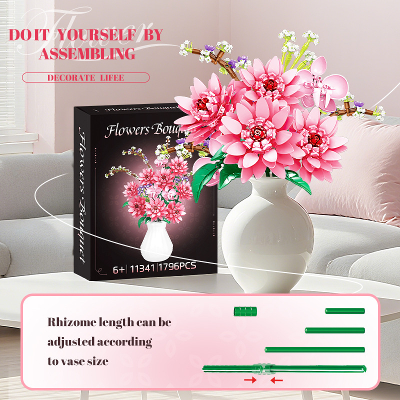 City Bunch of Flowers Building - Lego Set Creator ulasan dan harga